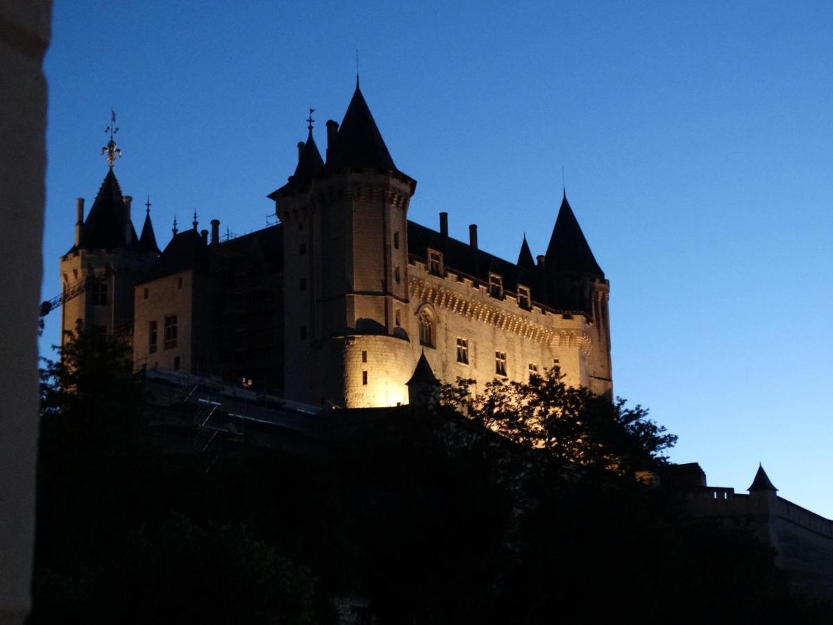 Vue Splendide Sur Chateau Saumur Bagian luar foto
