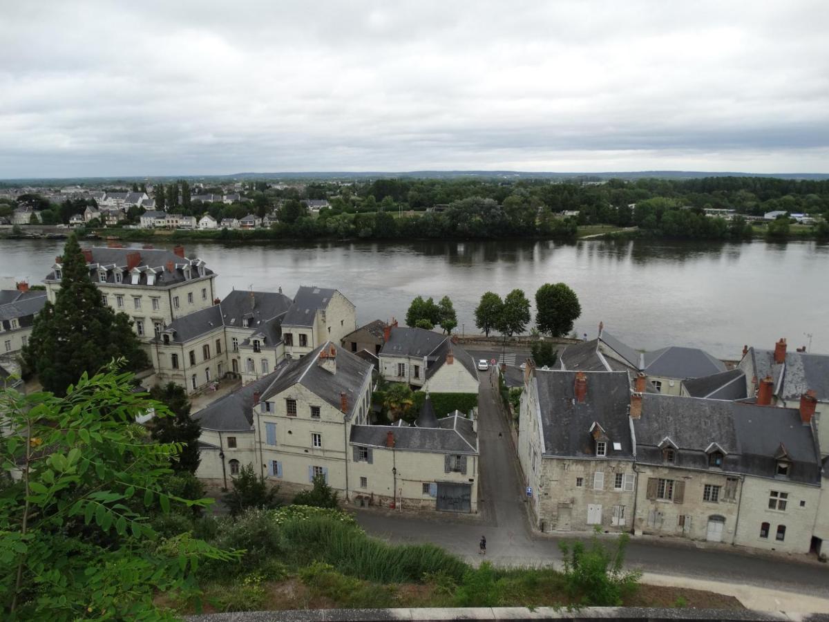 Vue Splendide Sur Chateau Saumur Bagian luar foto